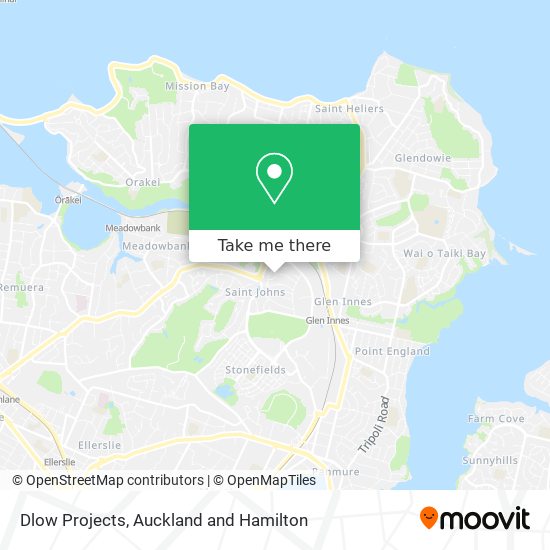 Dlow Projects map