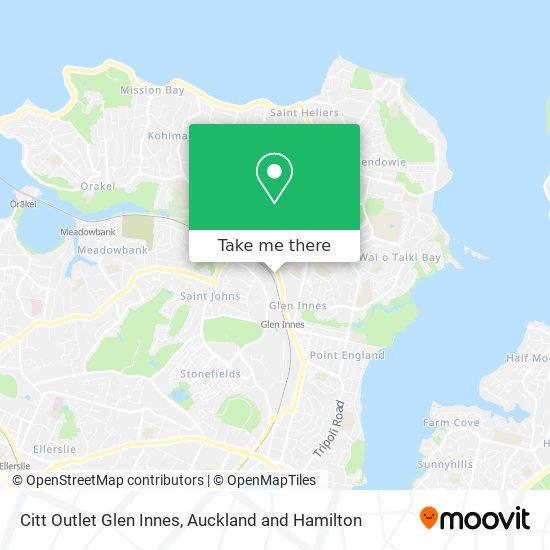 Citt Outlet Glen Innes map