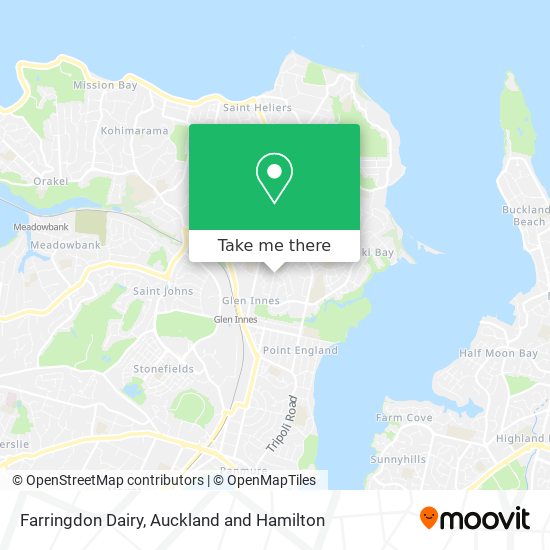 Farringdon Dairy map