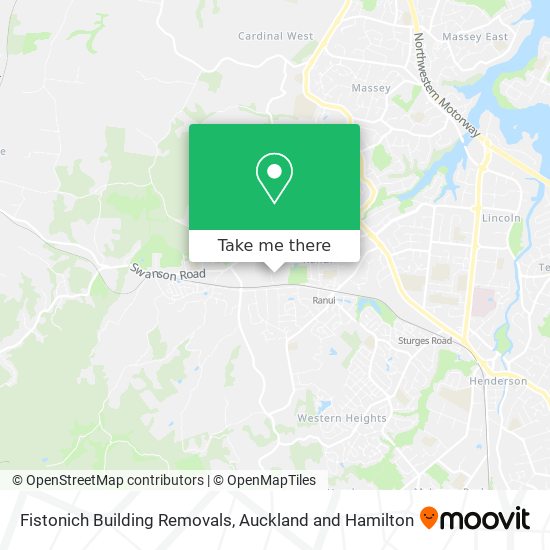 Fistonich Building Removals map