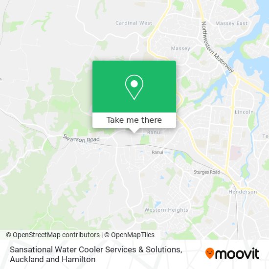 Sansational Water Cooler Services & Solutions map