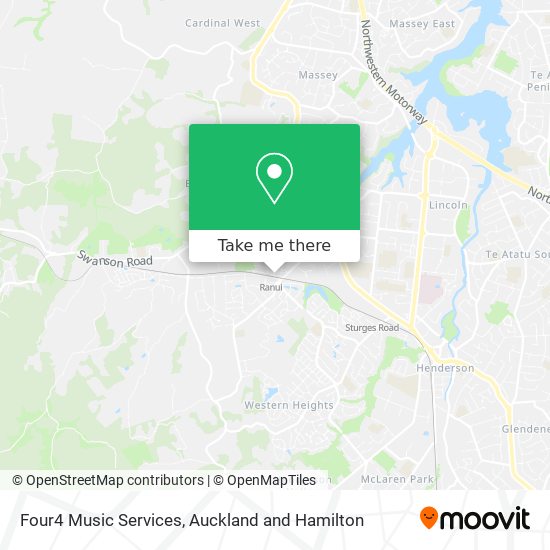 Four4 Music Services map