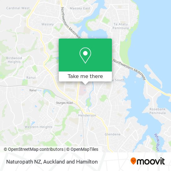 Naturopath NZ map