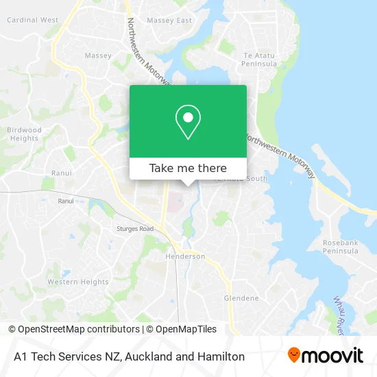 A1 Tech Services NZ map