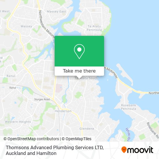 Thomsons Advanced Plumbing Services LTD地图