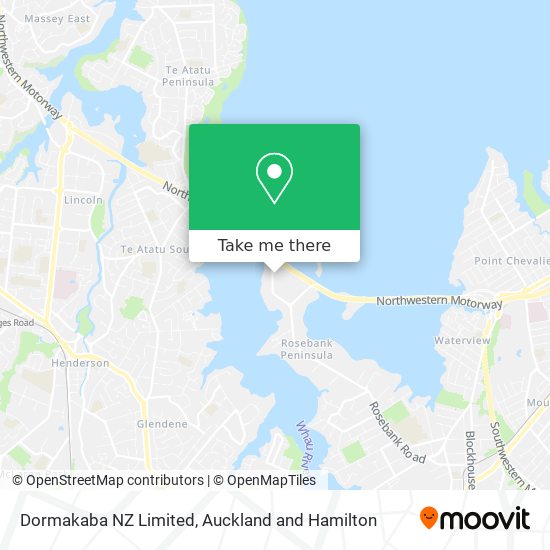 Dormakaba NZ Limited map