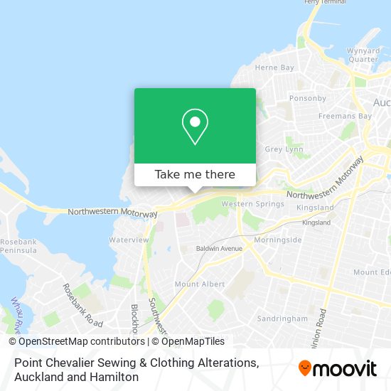 Point Chevalier Sewing & Clothing Alterations map