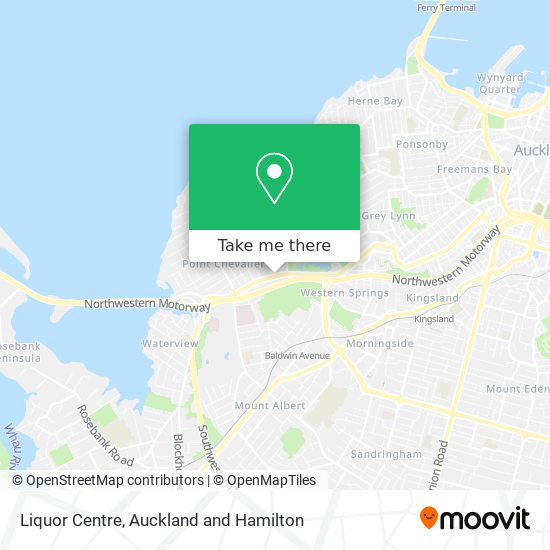 Liquor Centre map