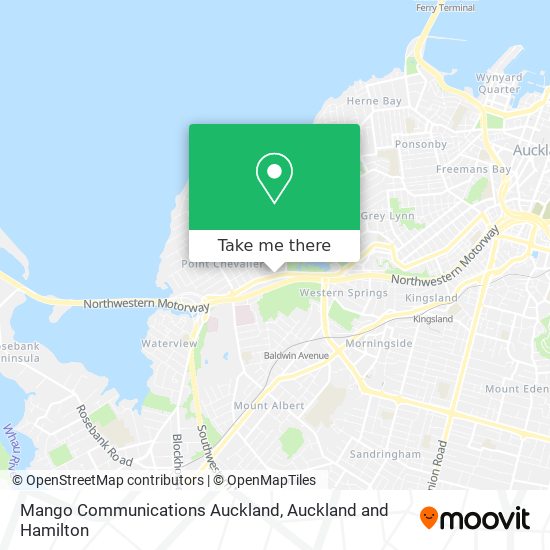 Mango Communications Auckland map