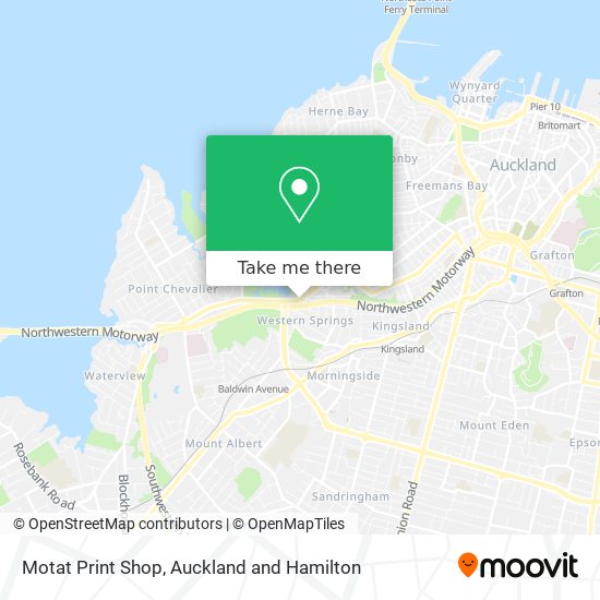 Motat Print Shop map