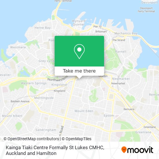 Kainga Tiaki Centre Formally St Lukes CMHC map