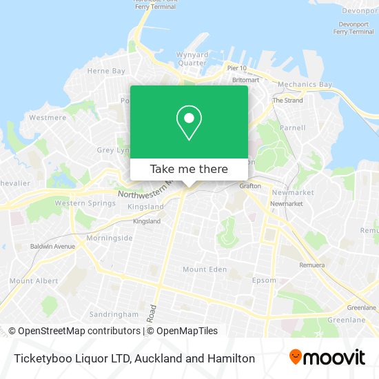 Ticketyboo Liquor LTD map