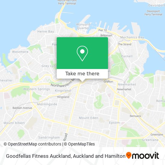 Goodfellas Fitness Auckland地图