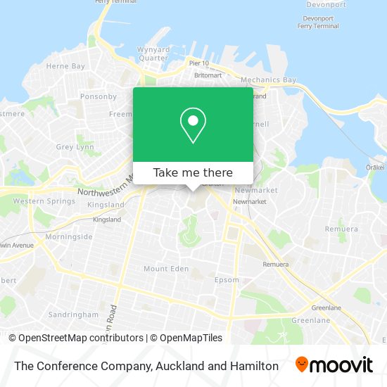 The Conference Company map
