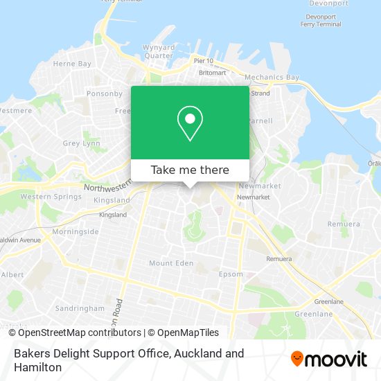 Bakers Delight Support Office map