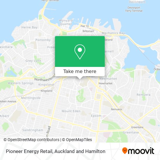 Pioneer Energy Retail map