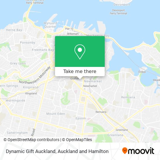 Dynamic Gift Auckland地图