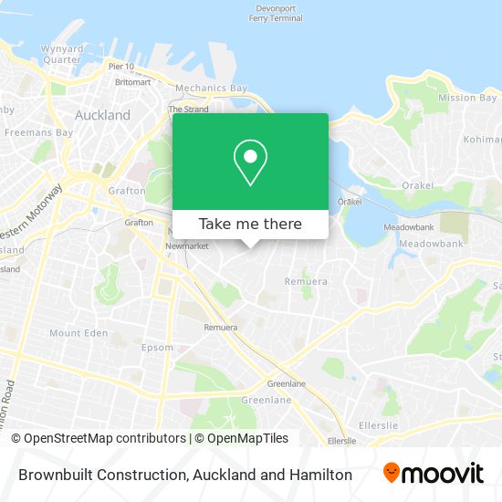 Brownbuilt Construction map