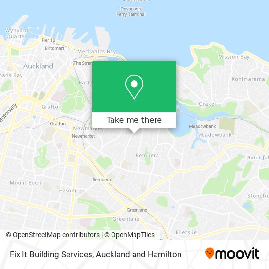 Fix It Building Services map