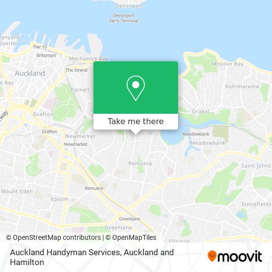 Auckland Handyman Services map