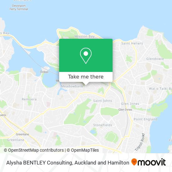 Alysha BENTLEY Consulting map