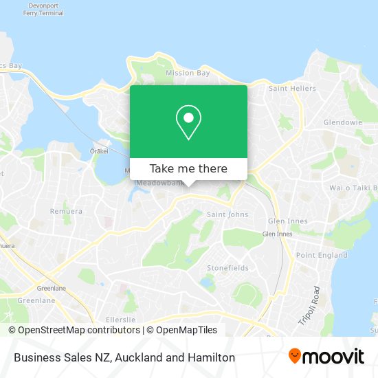 Business Sales NZ地图