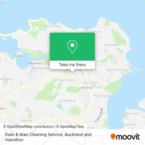 Kate & Alan Cleaning Service map