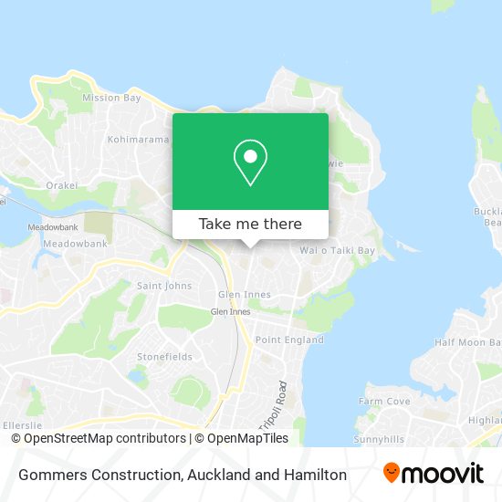 Gommers Construction map