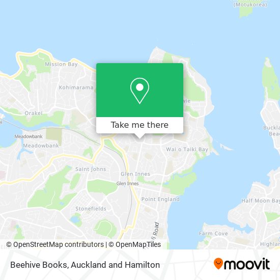 Beehive Books map