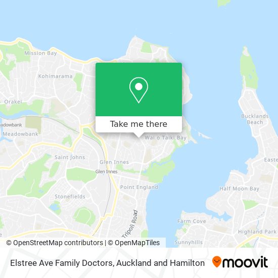 Elstree Ave Family Doctors map