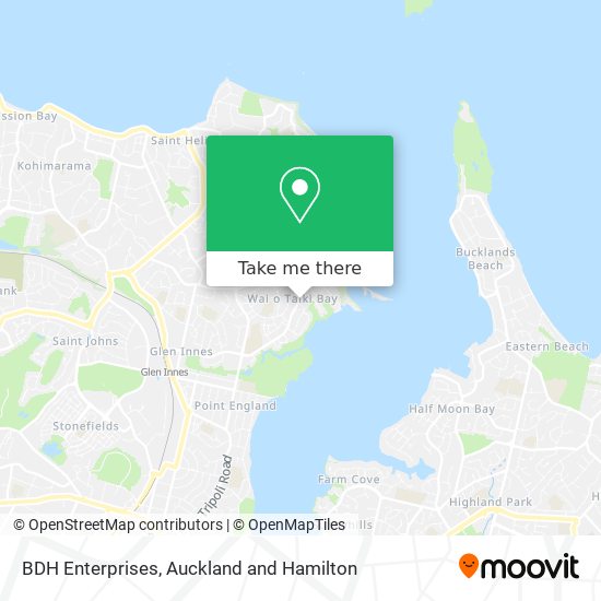 BDH Enterprises map