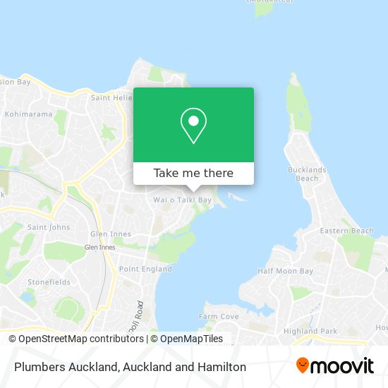 Plumbers Auckland地图
