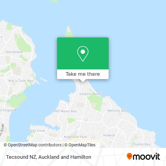 Tecsound NZ map