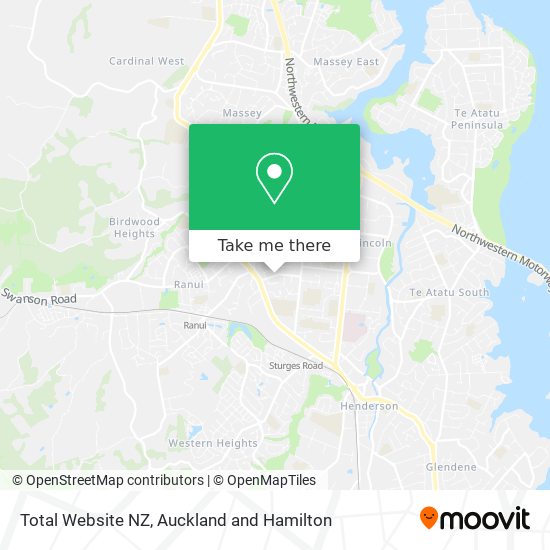 Total Website NZ map