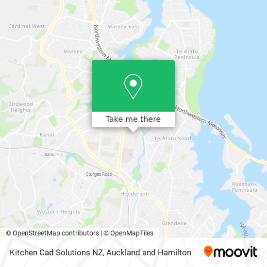 Kitchen Cad Solutions NZ map
