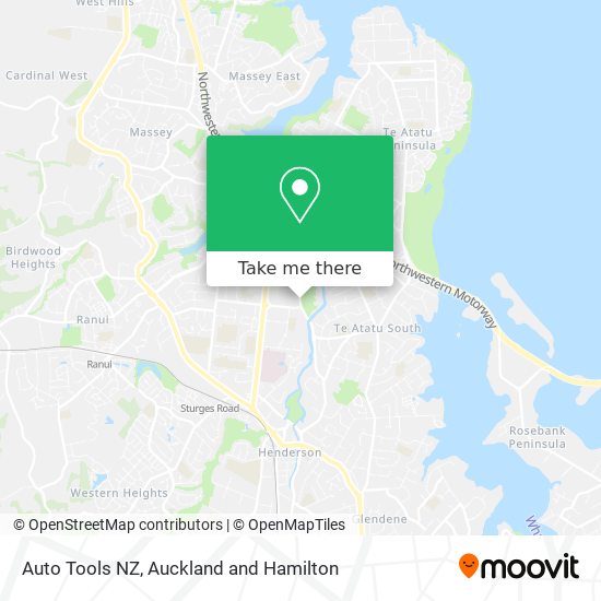 Auto Tools NZ map