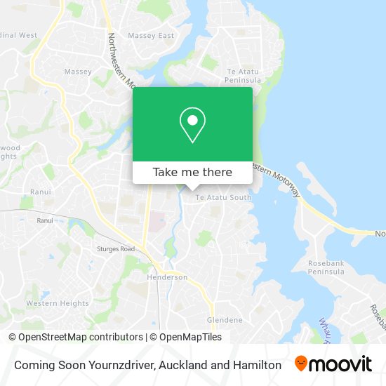 Coming Soon Yournzdriver map