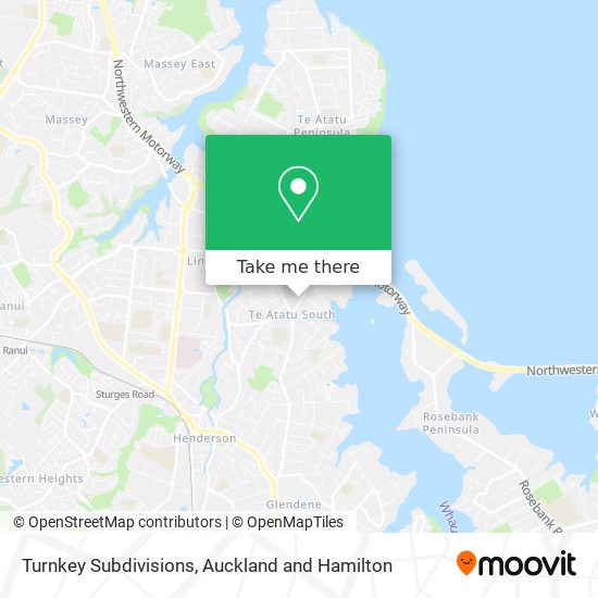 Turnkey Subdivisions map