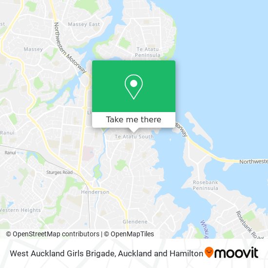 West Auckland Girls Brigade地图