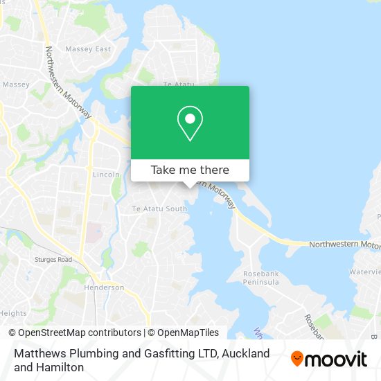 Matthews Plumbing and Gasfitting LTD map