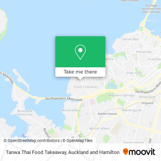 Tanwa Thai Food Takeaway map
