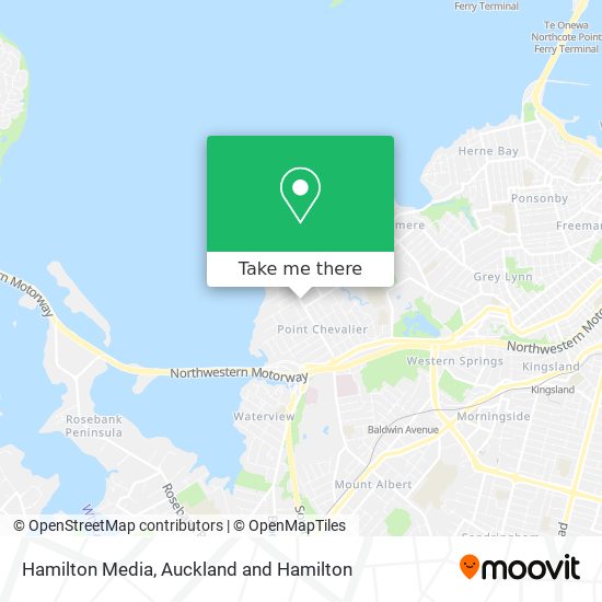 Hamilton Media map