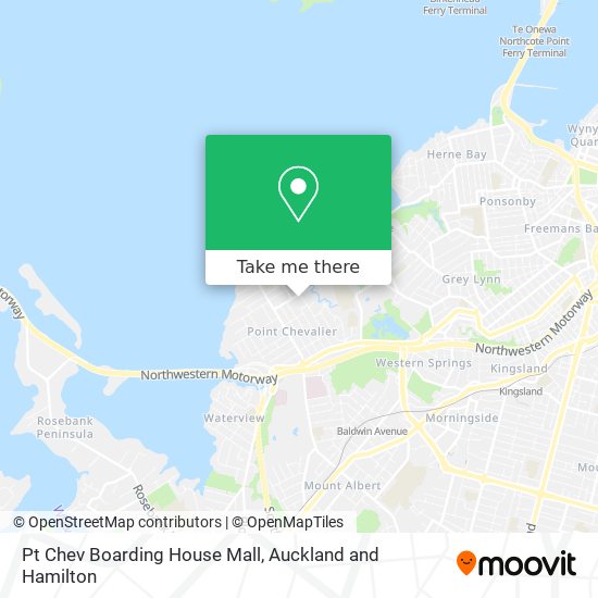 Pt Chev Boarding House Mall map