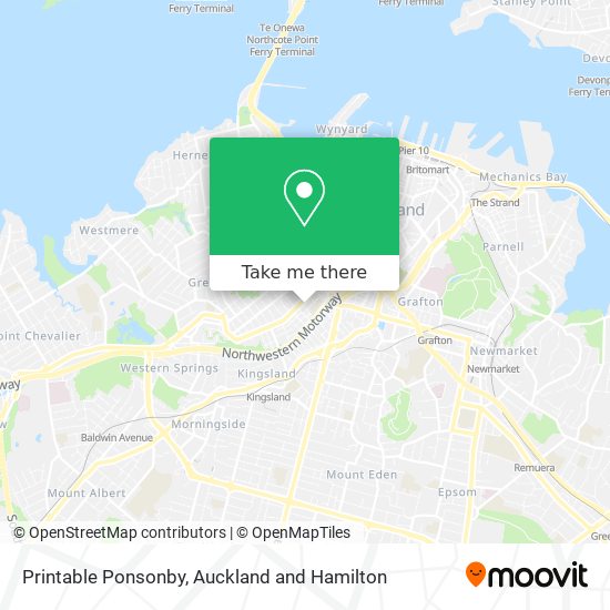 Printable Ponsonby map