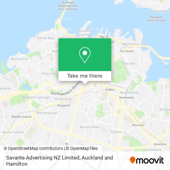 Savante Advertising NZ Limited map