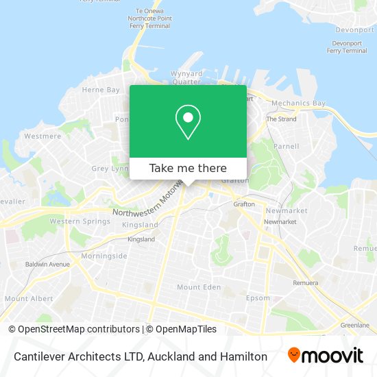 Cantilever Architects LTD map