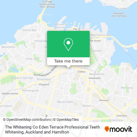 The Whitening Co Eden Terrace Professional Teeth Whitening map