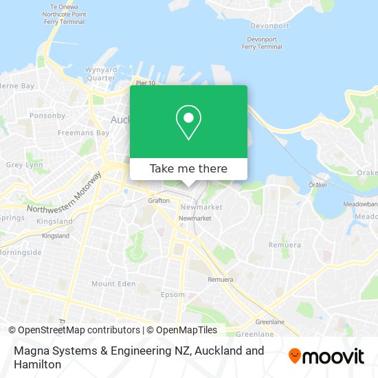 Magna Systems & Engineering NZ map