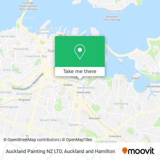 Auckland Painting NZ LTD map