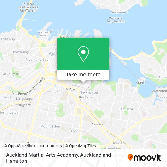 Auckland Martial Arts Academy地图